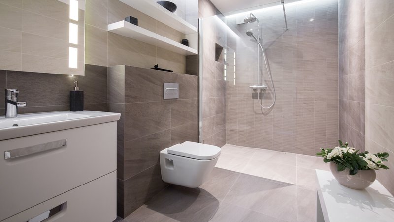 Grossplatten im Badezimmer